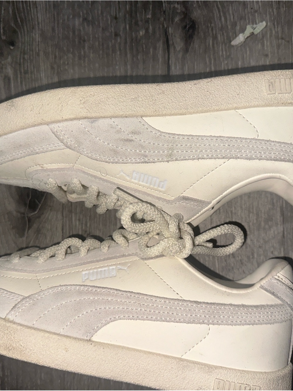 Puma Women's Low-Top Sneakers in Cream - Picture 6 of 8